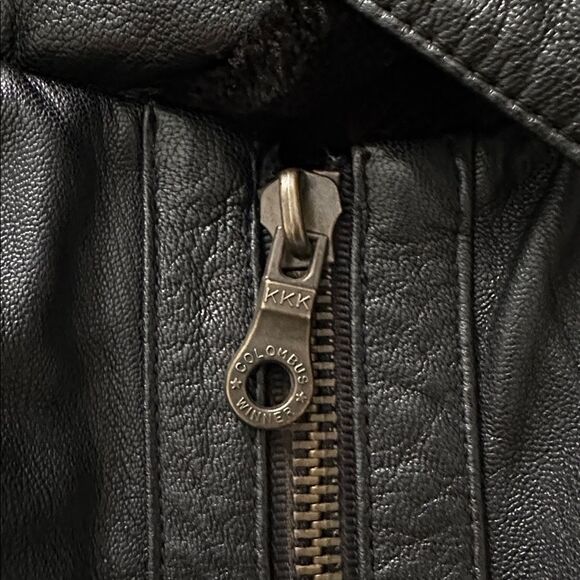 Inivia Leather Men’s 3XL Black Genuine Leather Shearling Aviator Bomber Jacket - Picture 15 of 16